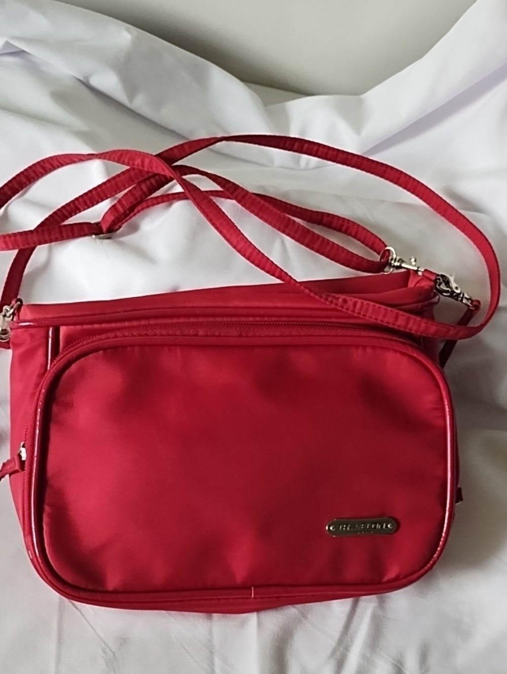 Travelon Red Crossbody Shoulder Bag